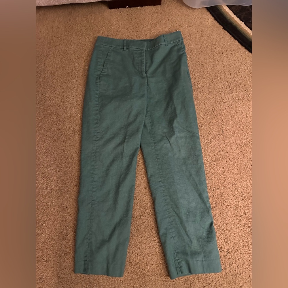 J. Crew Green Kallie Pants